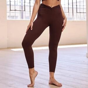 NWT Free People Movement Breathe Deeper Espresso Legging